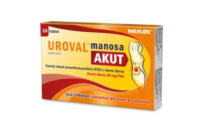 Walmark Uroval Manosa Akut 10 tablet